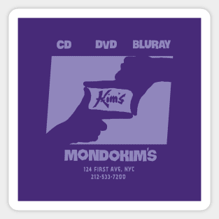 Mondo Kim's NYC Video store commemorative Sticker